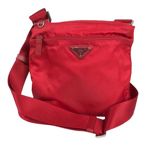 prada bag red interior|Prada shoulder crossbody bag.